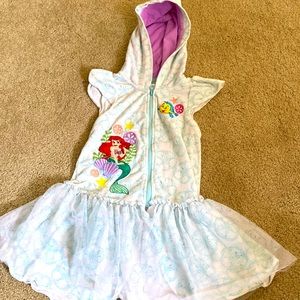 Disney Little Mermaid cover up -EUC, size 5/6